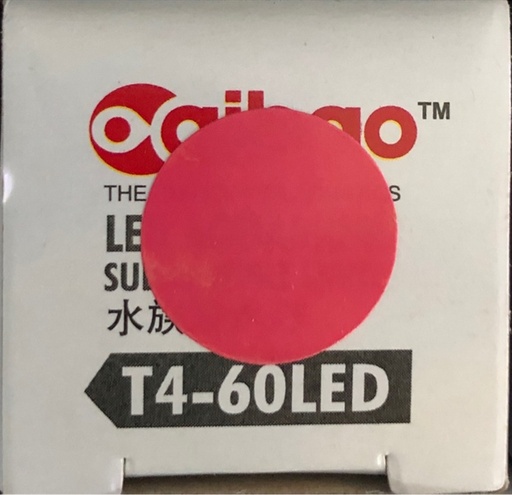 [DEN.00072.CBT460LEDH] CAIBAO T4-60LED (Hồng) Đèn Ống 58.5cm/10w