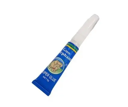 [PHKI.00355] Keo Dán Rêu Thuỷ Sinh Instant Gel Guo Elephant Super Glue (Xanh - Tuýp)