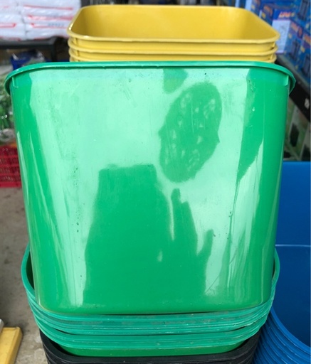 [HOKHA.00065] Khay Nhựa Xanh Lá 7L (30X22X16cm)