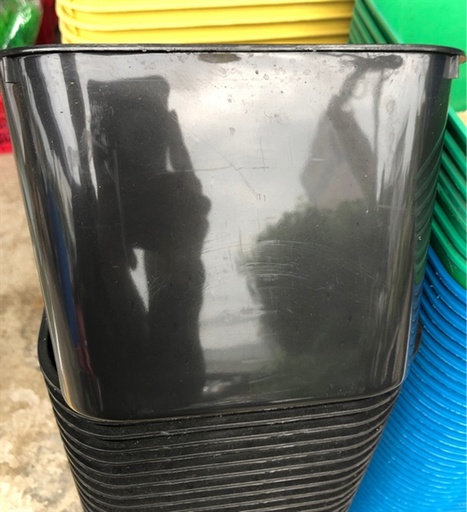 [PGF.HOKHA.00066] Khay Nhựa Đen 7L (30X22X16cm)