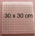 [PHKI.00357] Lưới Ngăn-Đậy Nắp Hồ Cá 30x30cm (Trắng)